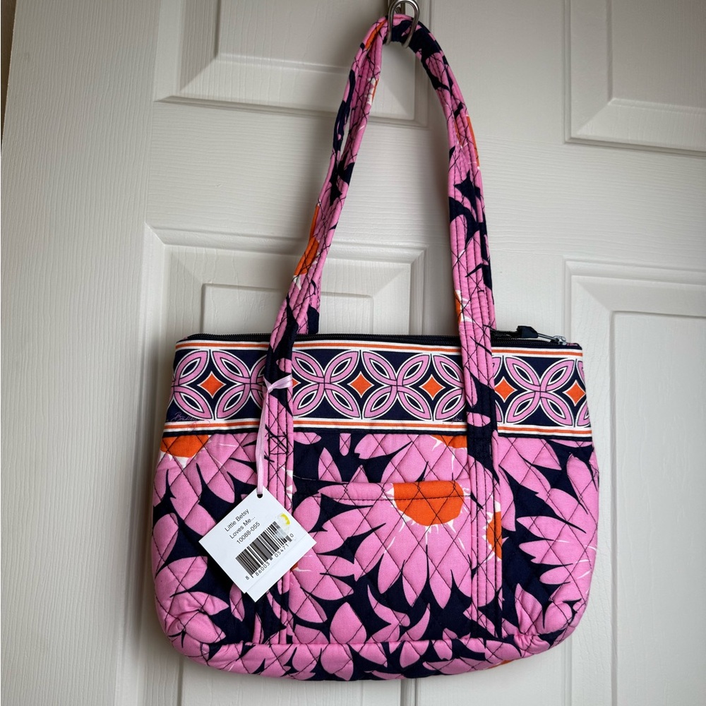 NWT Vera Bradley Loves Me Little Betsy Purse Retired Pattern Tote Bag